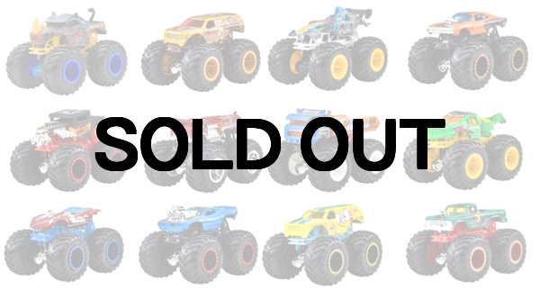 ☆仮予約受付☆ ホットウィール モンスタートラック 1:64 2パック