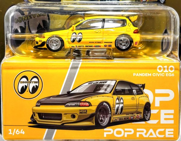 画像3: POP RACE × Enigma 1/64 Pandem Civic EG6  MOONEYES (日本流通版) (3)