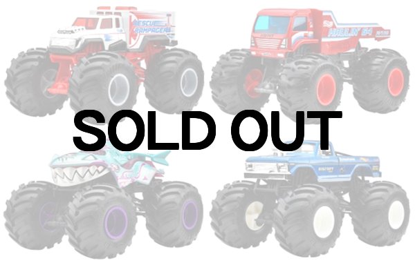 画像2: ☆仮予約受付☆  ホットウィール  モンスタートラック ビッグサイズ アソート 4台セット (国内流通版 ) 2026年1月下旬発売   (2)