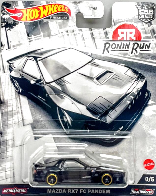 ホットウィールカーカルチャー[レア] ホットウィール RONIN RUN マツダ RX-7 FC チェイス