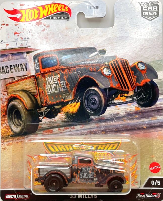 ホットウィール DRAG STRIP DEMONS '33 WILLYS (チェイスカー） US輸入