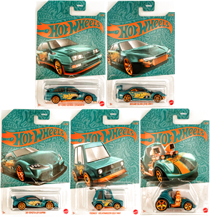 ホットウィール 56th Anniversary Green and Gold Fアソート 5台セット - m'z Diecast  (エムズダイキャスト）